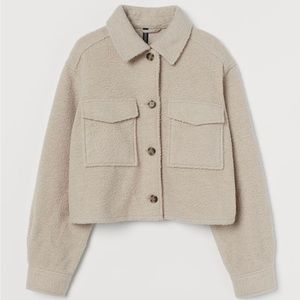 H&M Sherpa Cropped Jacket